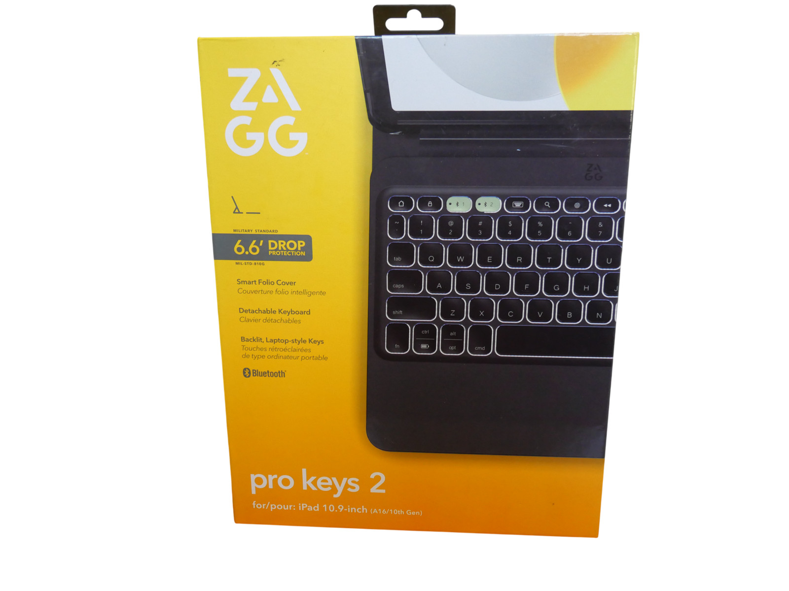 ZAGG Pro Keys 2 Keyboard Case Apple iPad 10.9'' A16/10th Gen  - 