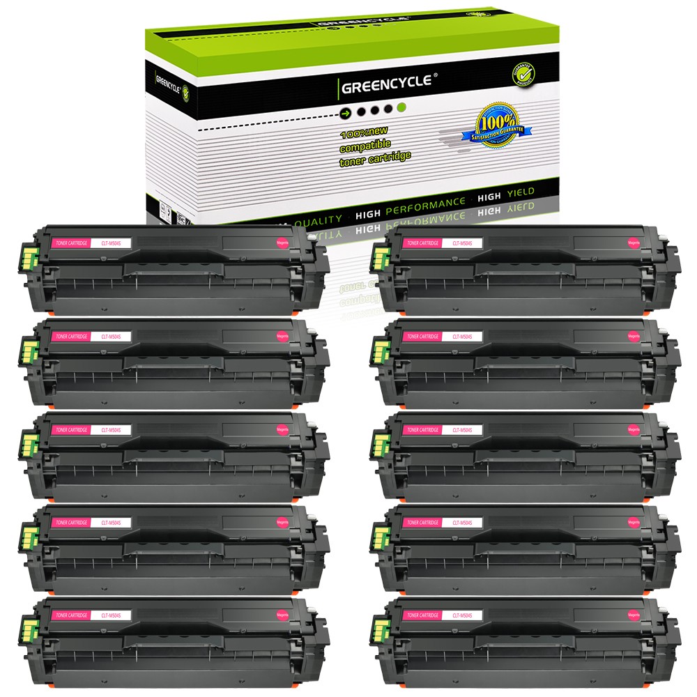 10PK CLT-M504S Magenta Toner Fit For Samsung CLP-415N CLP-470 CLP-470N CLP-475NW