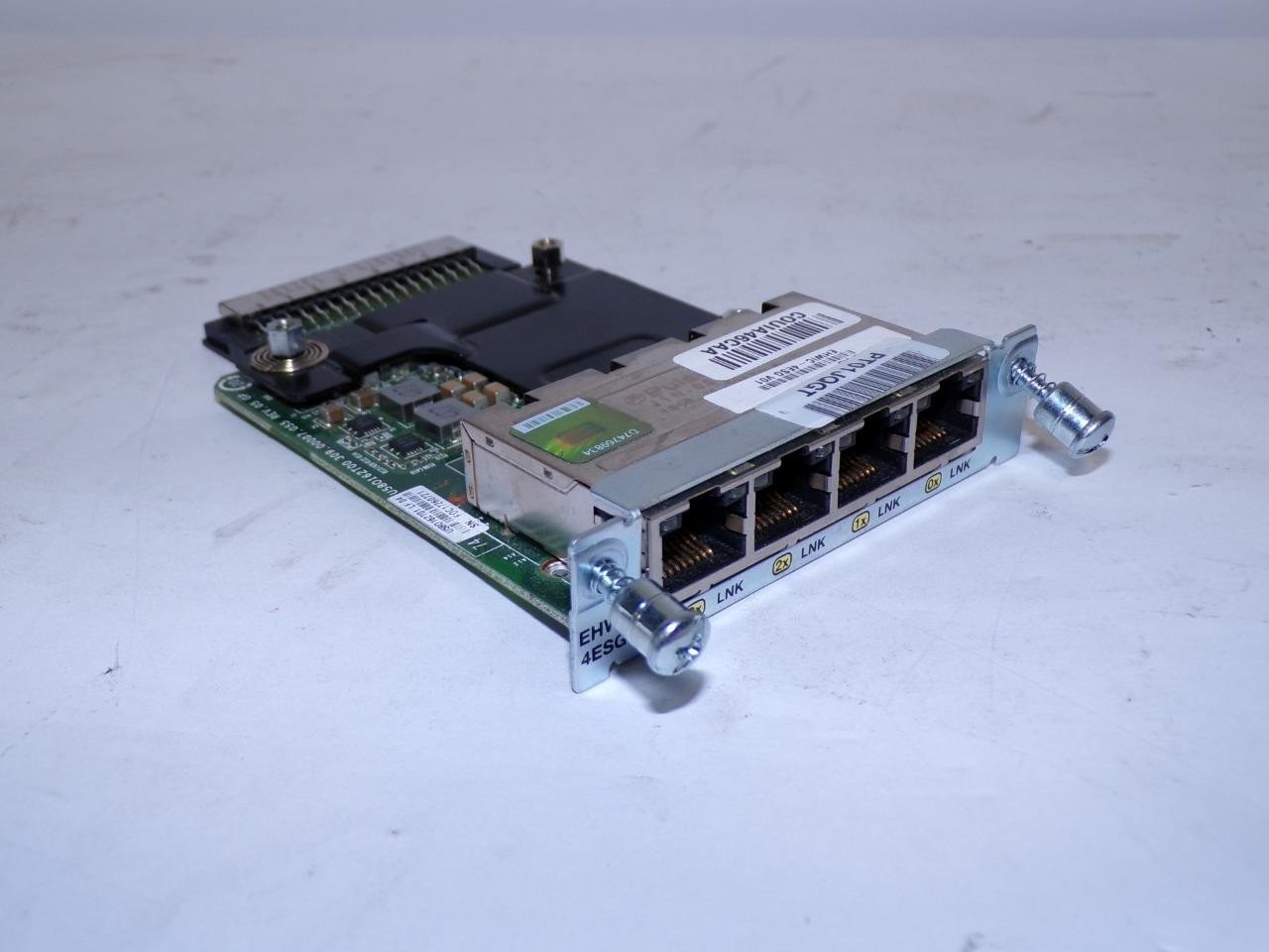 Cisco EHWIC-4ESG 4-Port Gigabit Enhanced High Interface Module Card (V6365)