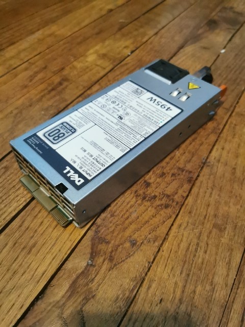 Dell PowerEdge R620 R720 495W 80 Plus Platinum server Power Supply N24MJ 0N24MJ