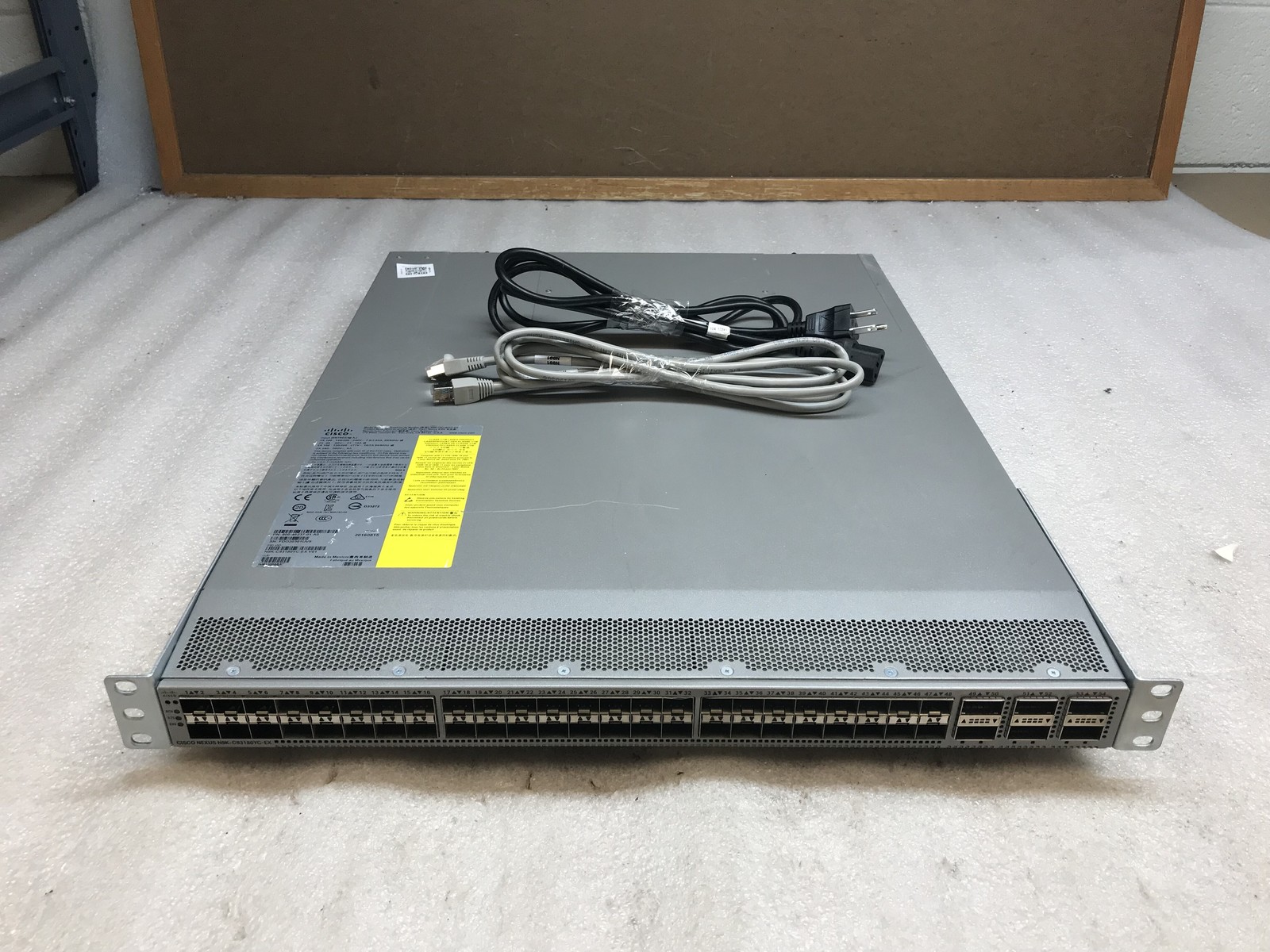 Cisco Nexus N9K-C93180YC-EX Data Center Switch - Tested / Factory Reset