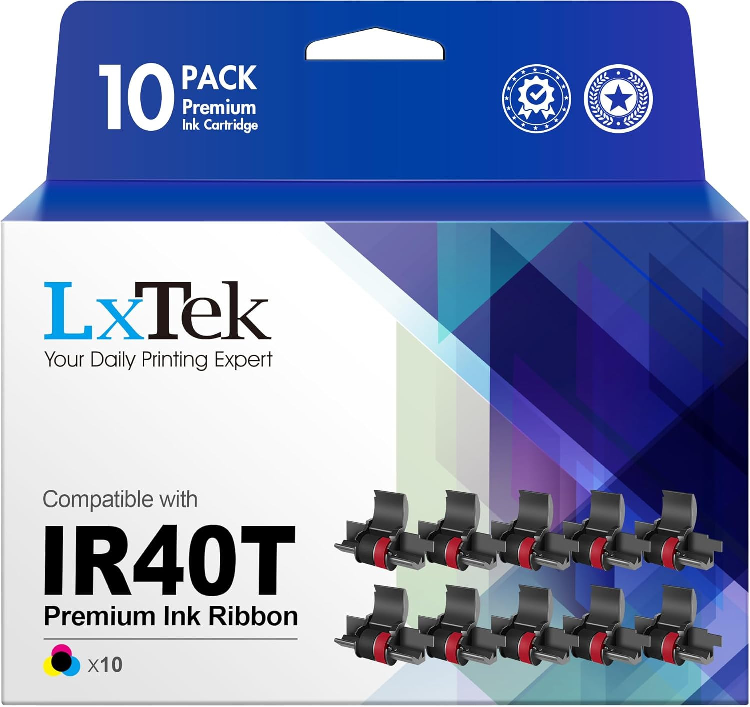 Calculator Roller Ribbons Replacement for IR40T IR-40T CP13 MP-12D to Use with S