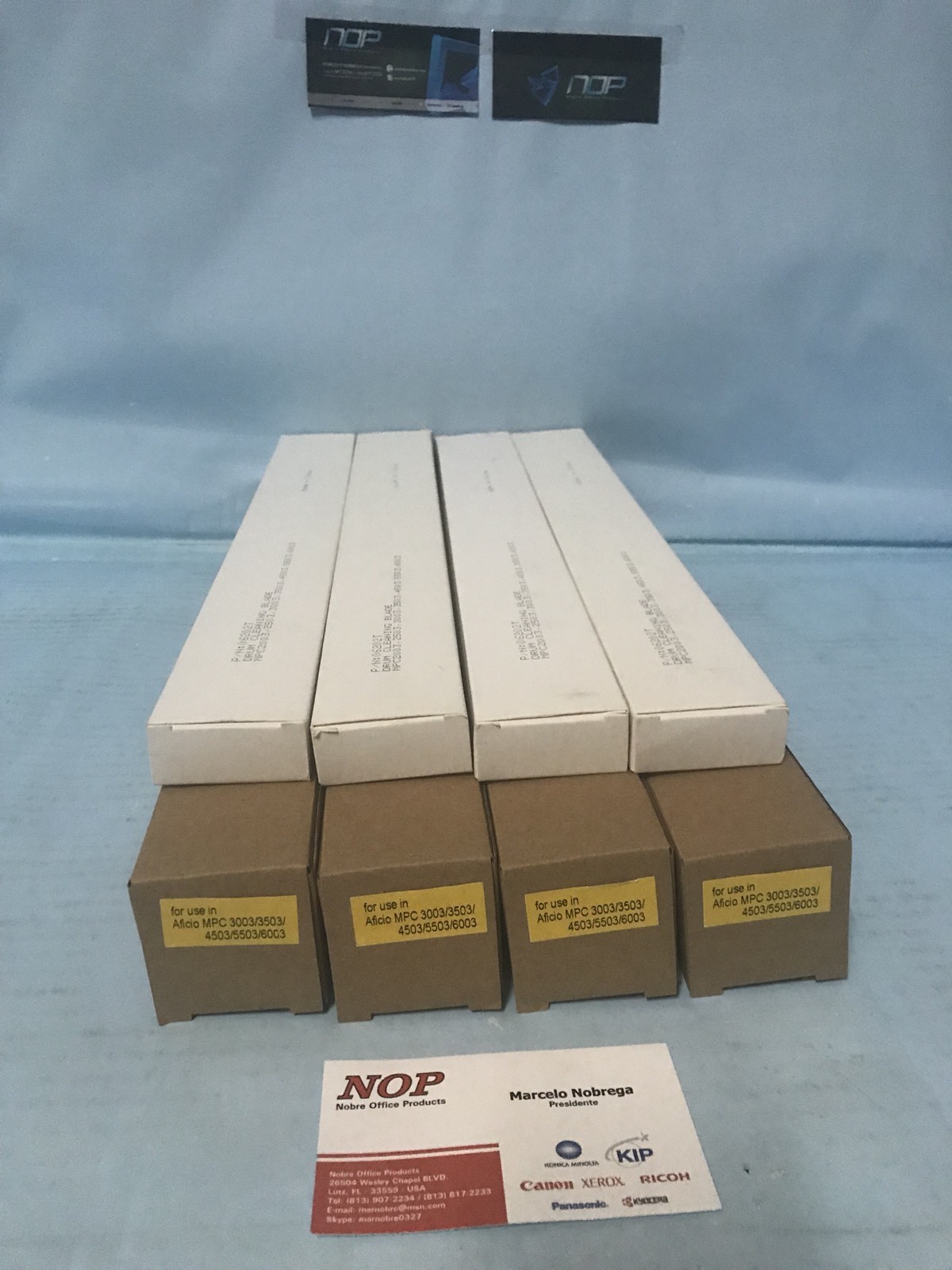 4 OPC DRUM / 4 BLADE Ricoh MP C6003  D1862208 D1862209 D1862238 D1862239 C3004 