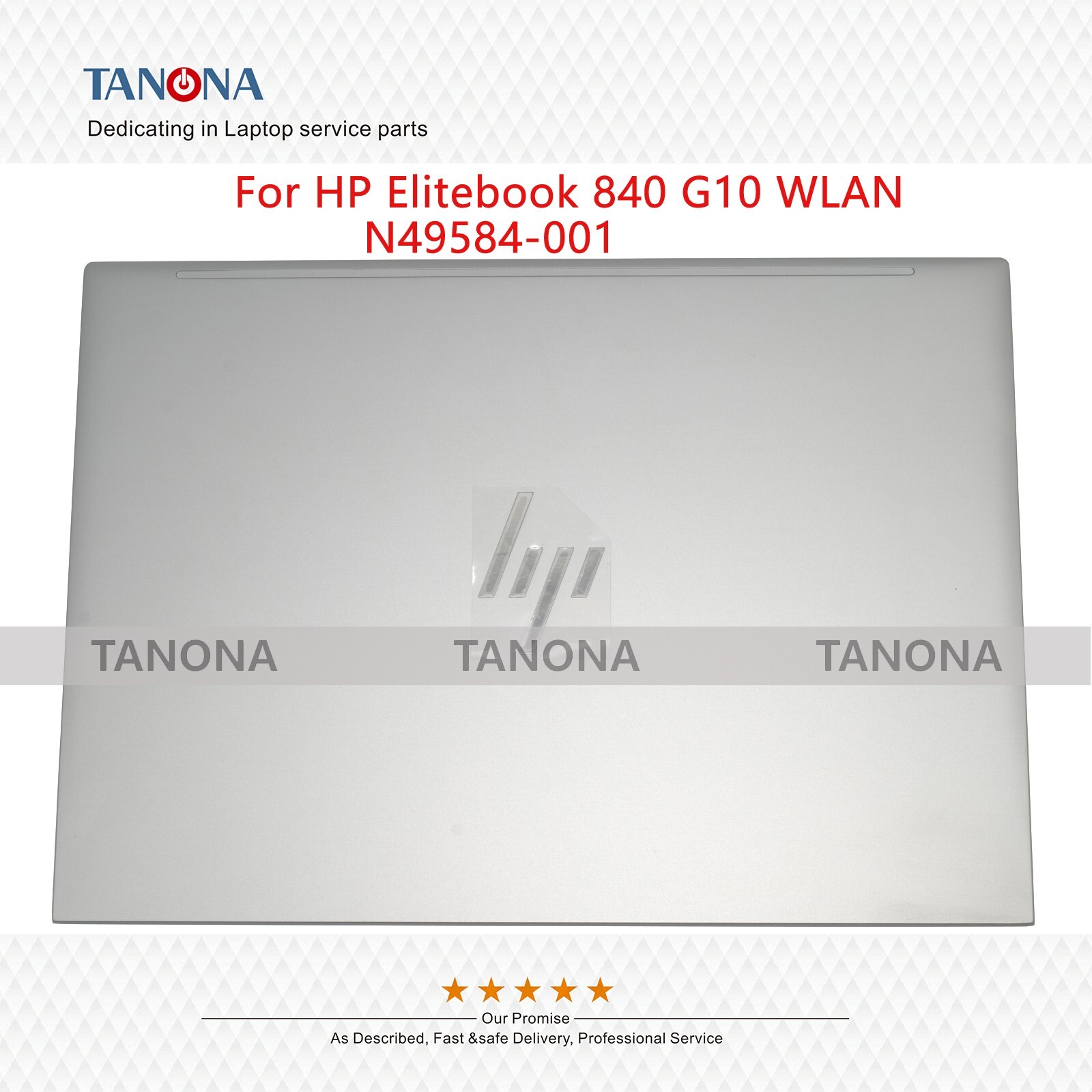 New N49584-001 For HP Elitebook 840 G10 WLAN Rear Lid Top Back Cover Case Shell