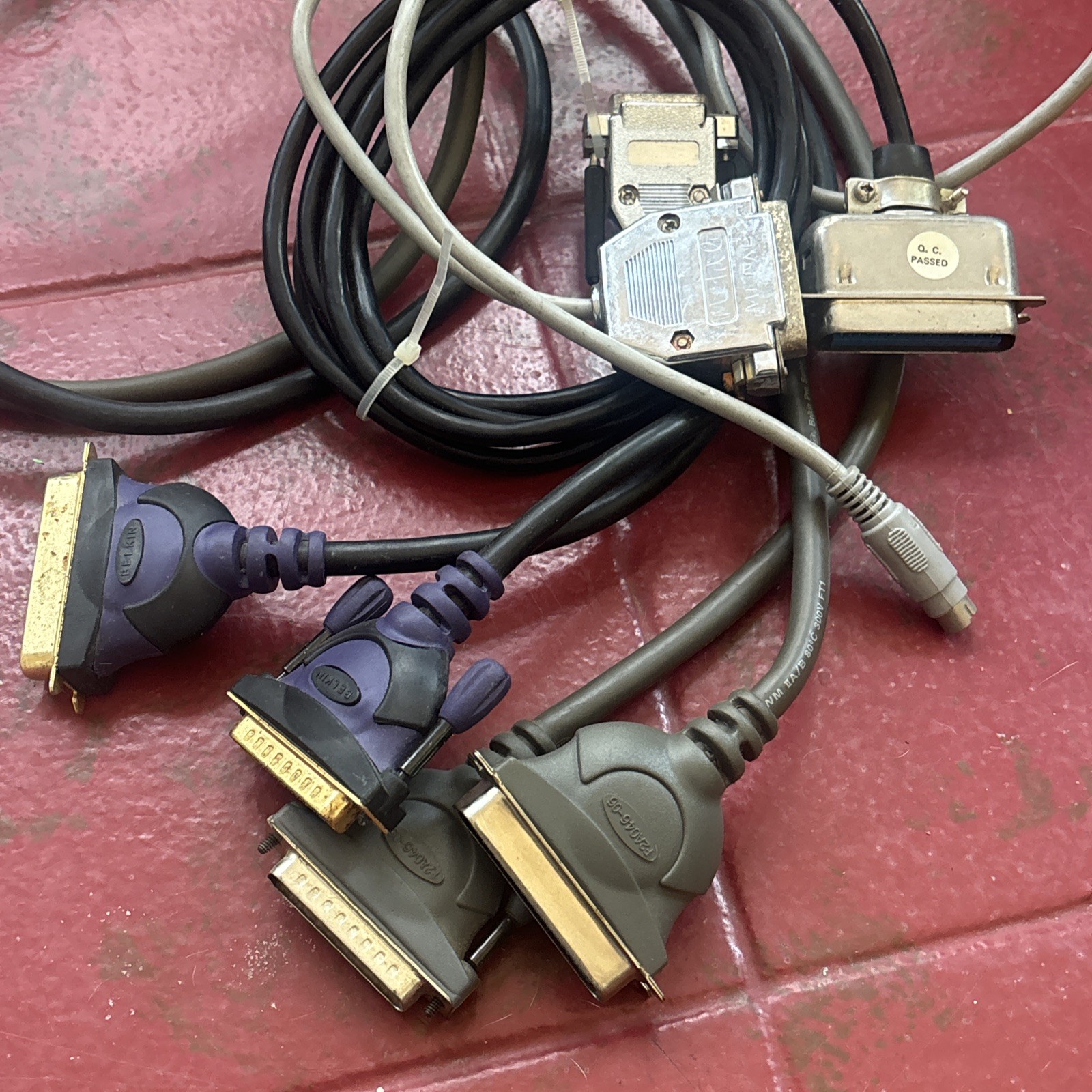 Vintage Computer Cables SCSI IEEE Belkin LOT