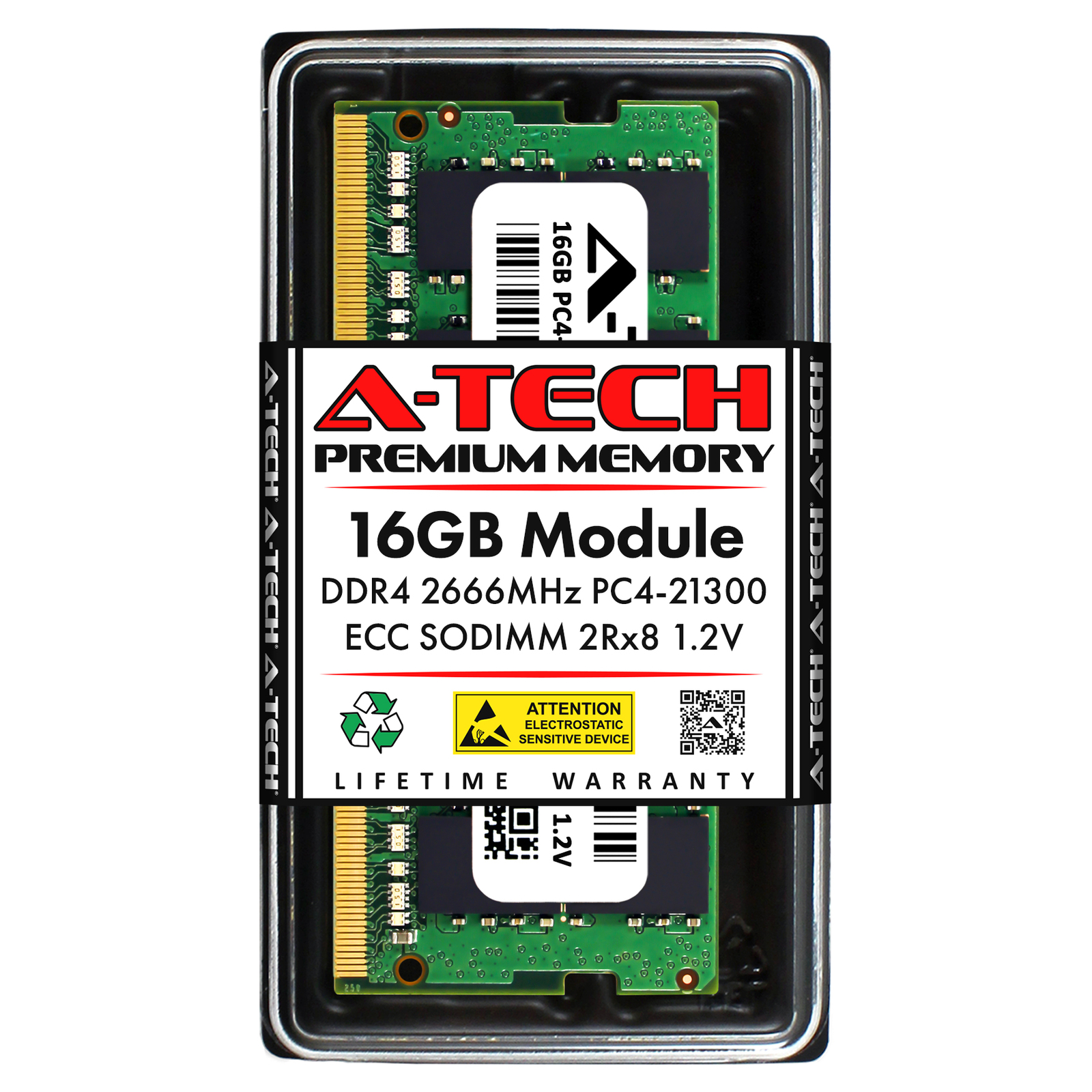 16GB PC4-21300 ECC SODIMM (Replacement for Synology D4ECSO-2666-16G) Memory RAM