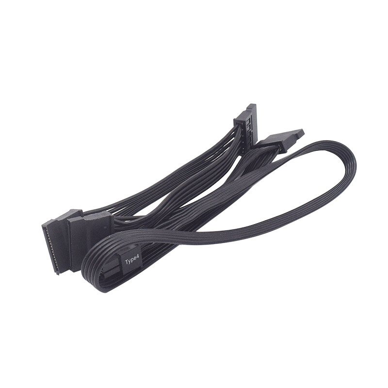 Original Corsair Only 6 PIN to 4 SATA Modular Cable 34-0 00413
