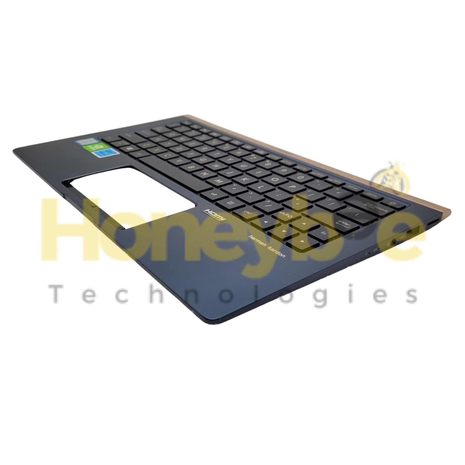 GENUINE ASUS ZENBOOK UX333F PALMREST WITH US KEYBOARD 13N1-6AA0M02 GRADE B