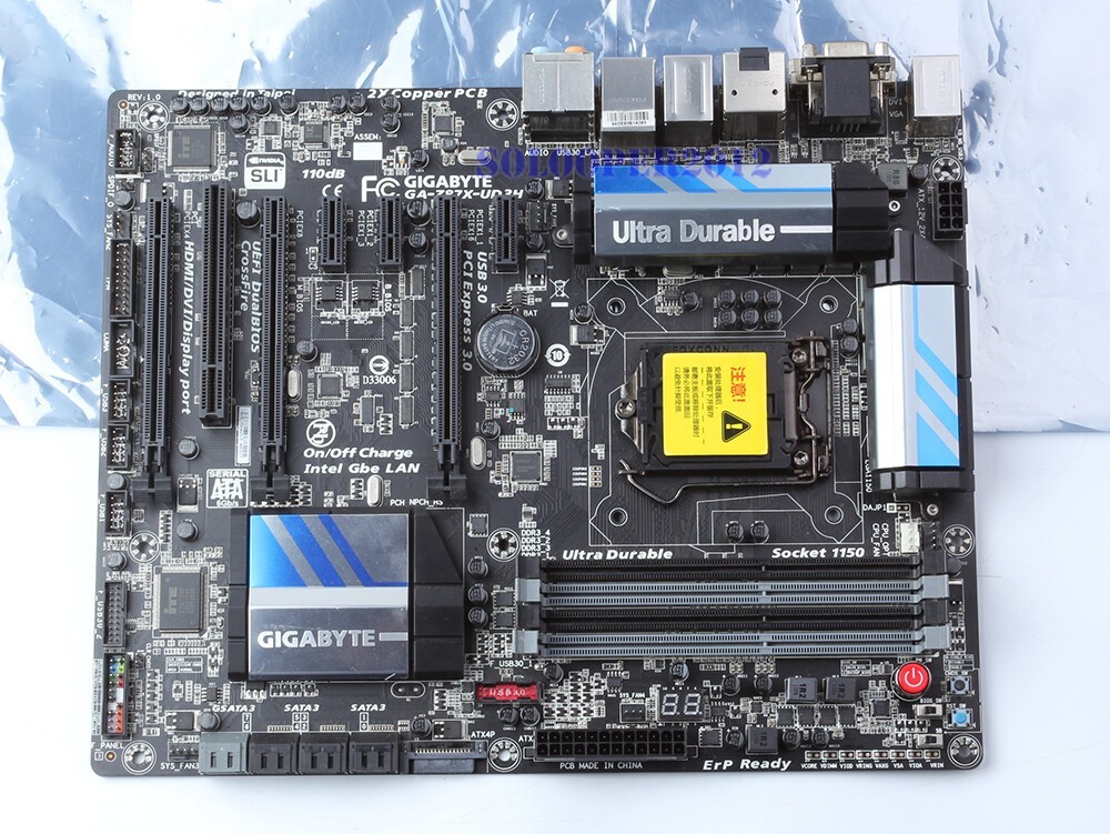 GIGABYTE GA-Z87X-UD3H Socket 1150 Motherboard Intel Z87 DDR3 ATX USB 3.0 HDMI