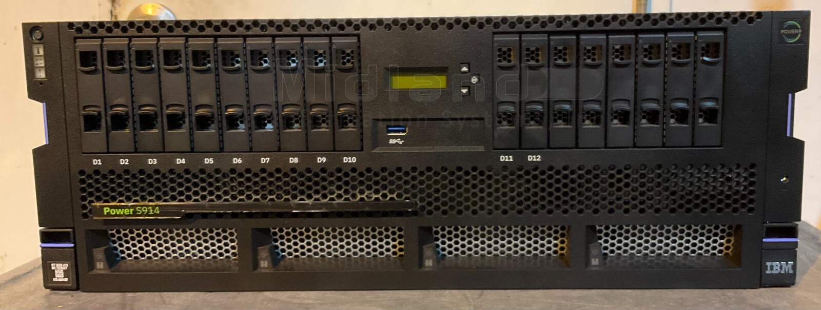 IBM 9009-41G Power System S914 EP50 4-Core 3.8 GHz IBM i V7R3 2 OS 105 user lic