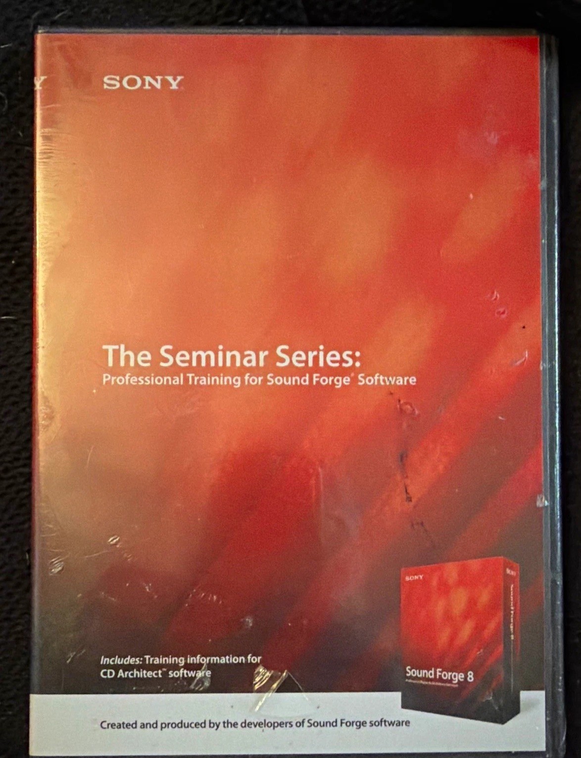 Sony The Seminar Series Sound Forge Professional Training Software CD