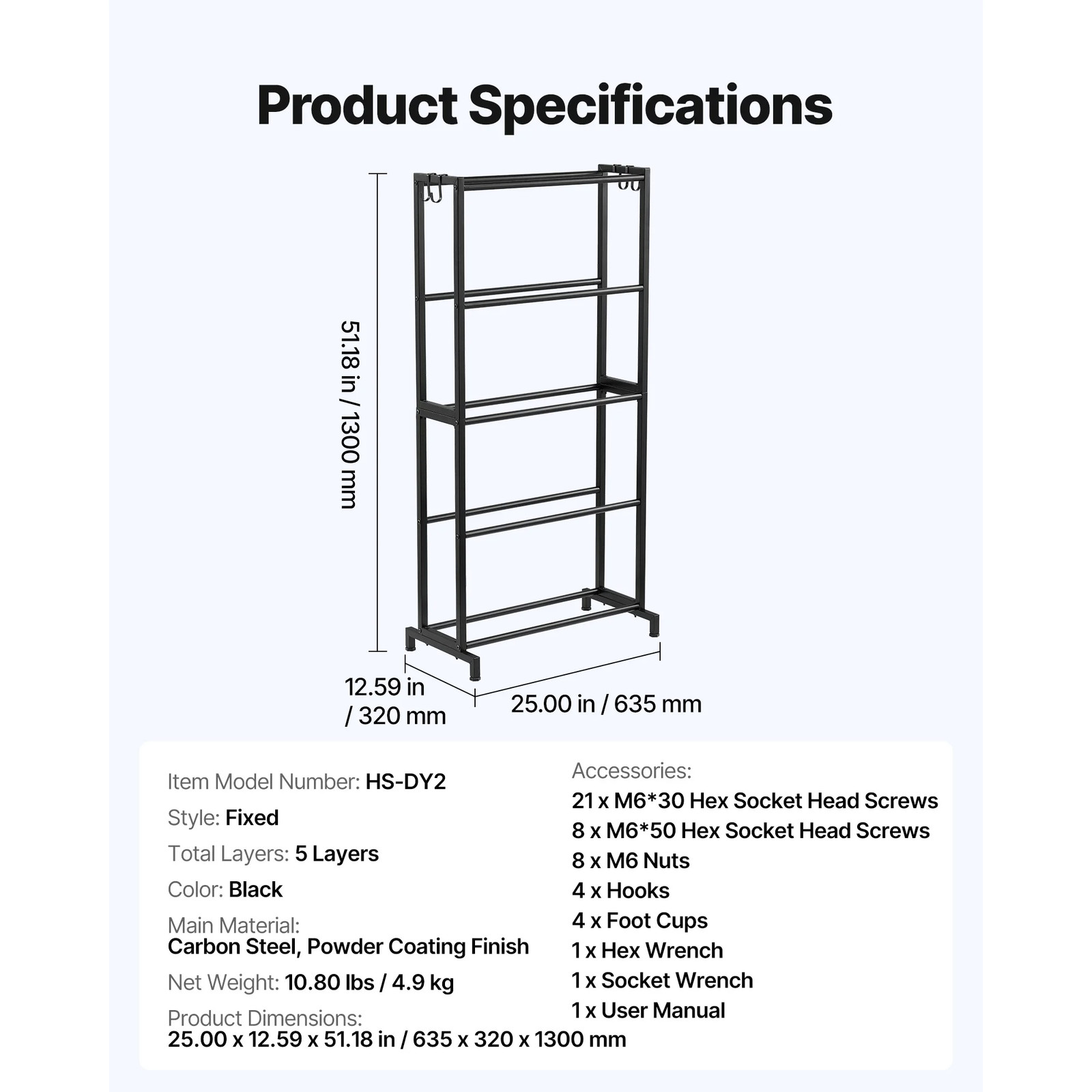 5/7 Tier 3D Printer Filament Storage Rack Filament Spool Holders Storage Shelves