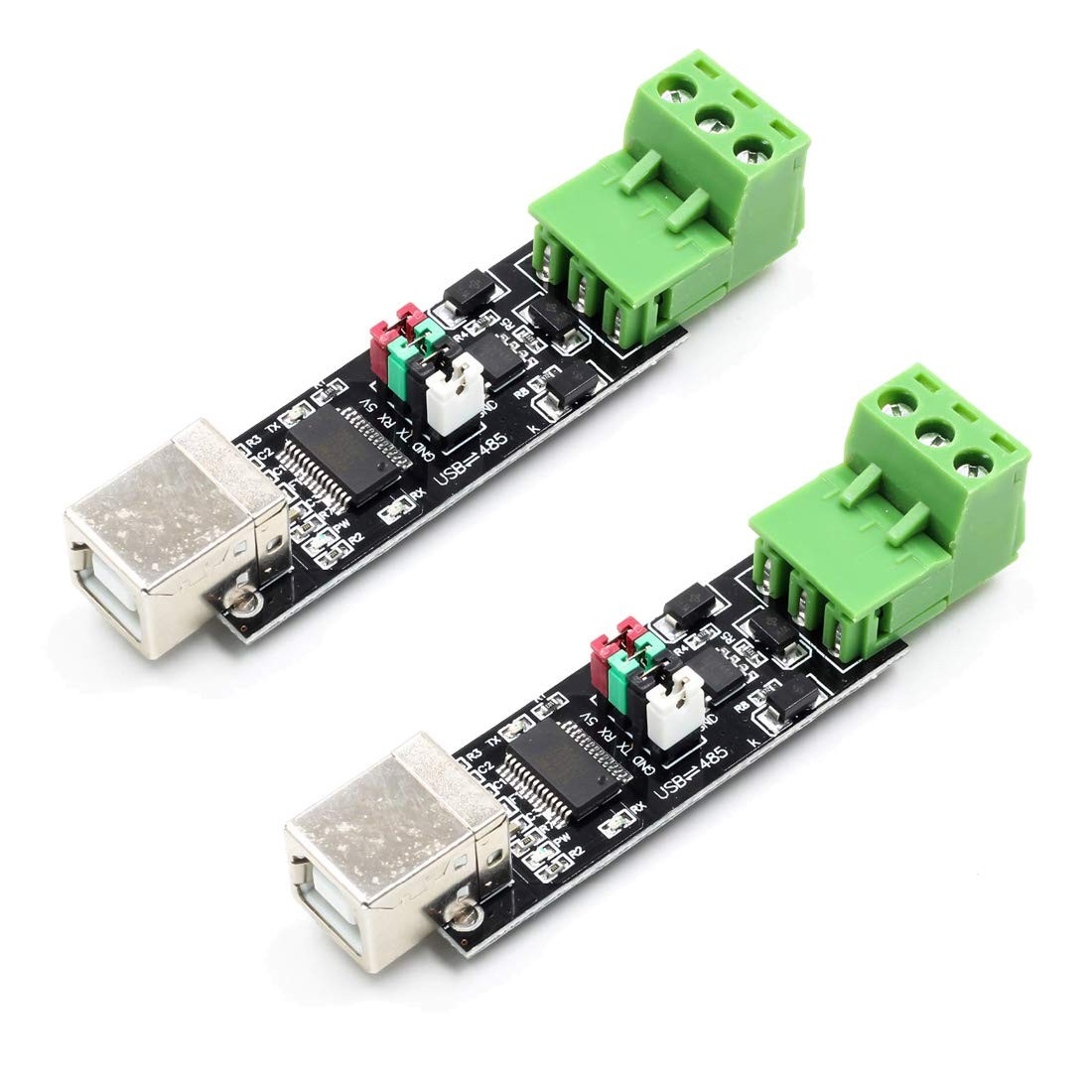 HiLetgo 2pcs USB to RS485 TTL Serial Converter Adapter FT232RL 75176...