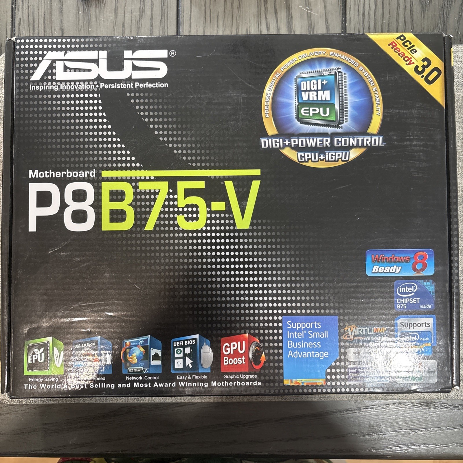 ASUS P8B75-V ATX motherboard PLEASE READ DESCRIPTION