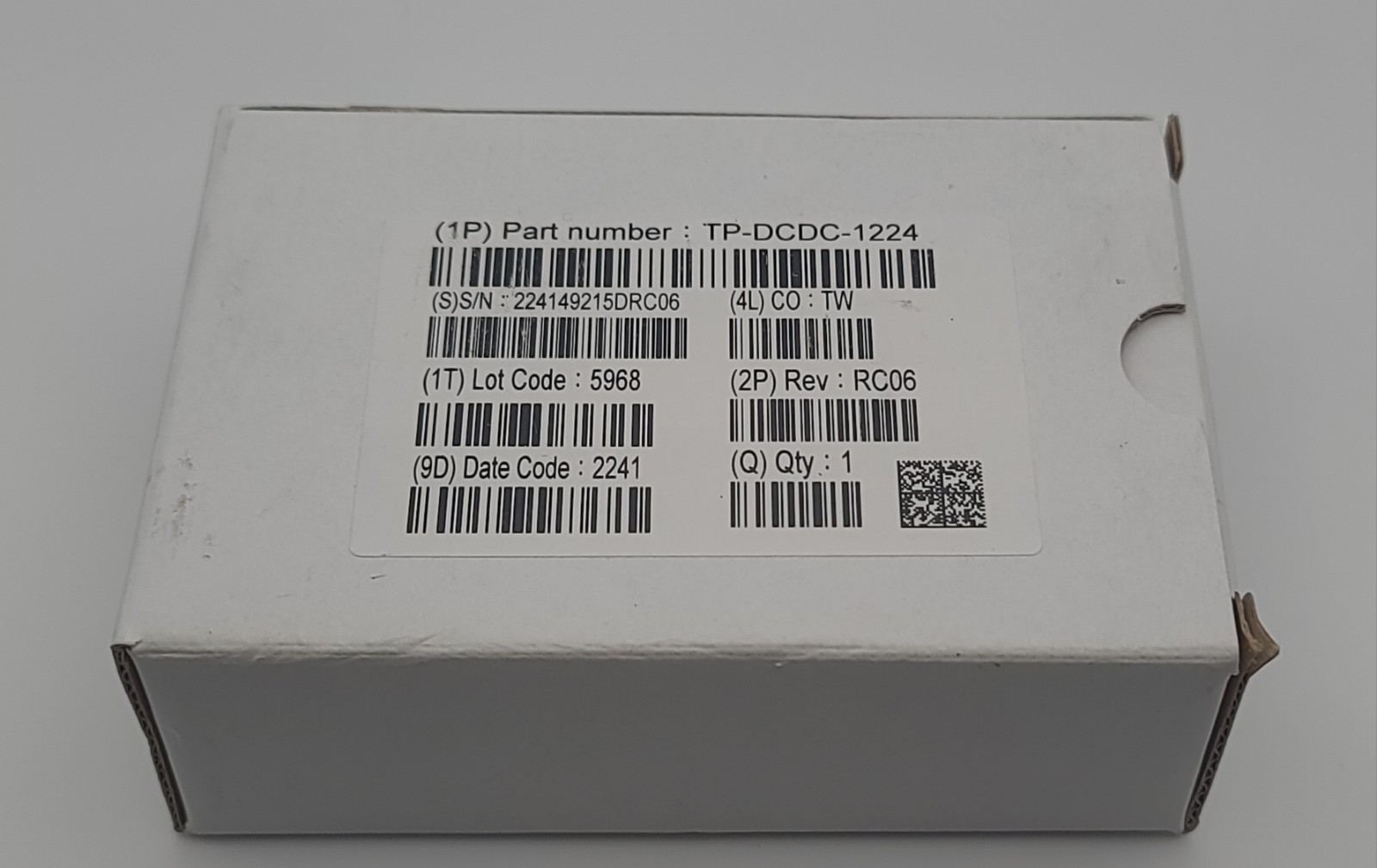 Tyco Systems TP-DCDC-1224 Enclosed DC-DC Converter Power Over Ether POE Injector