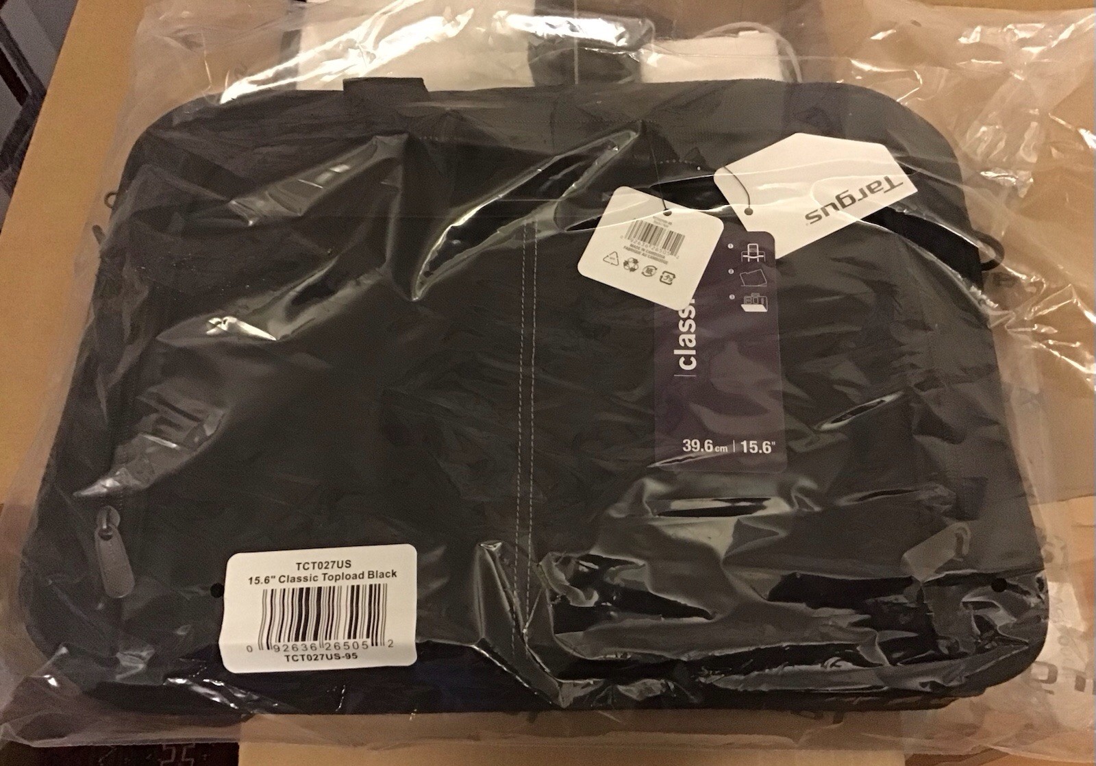 Targus Laptop Computer Bag 15.6"/Black —Fits Mosts Brands/Models Up to 16”