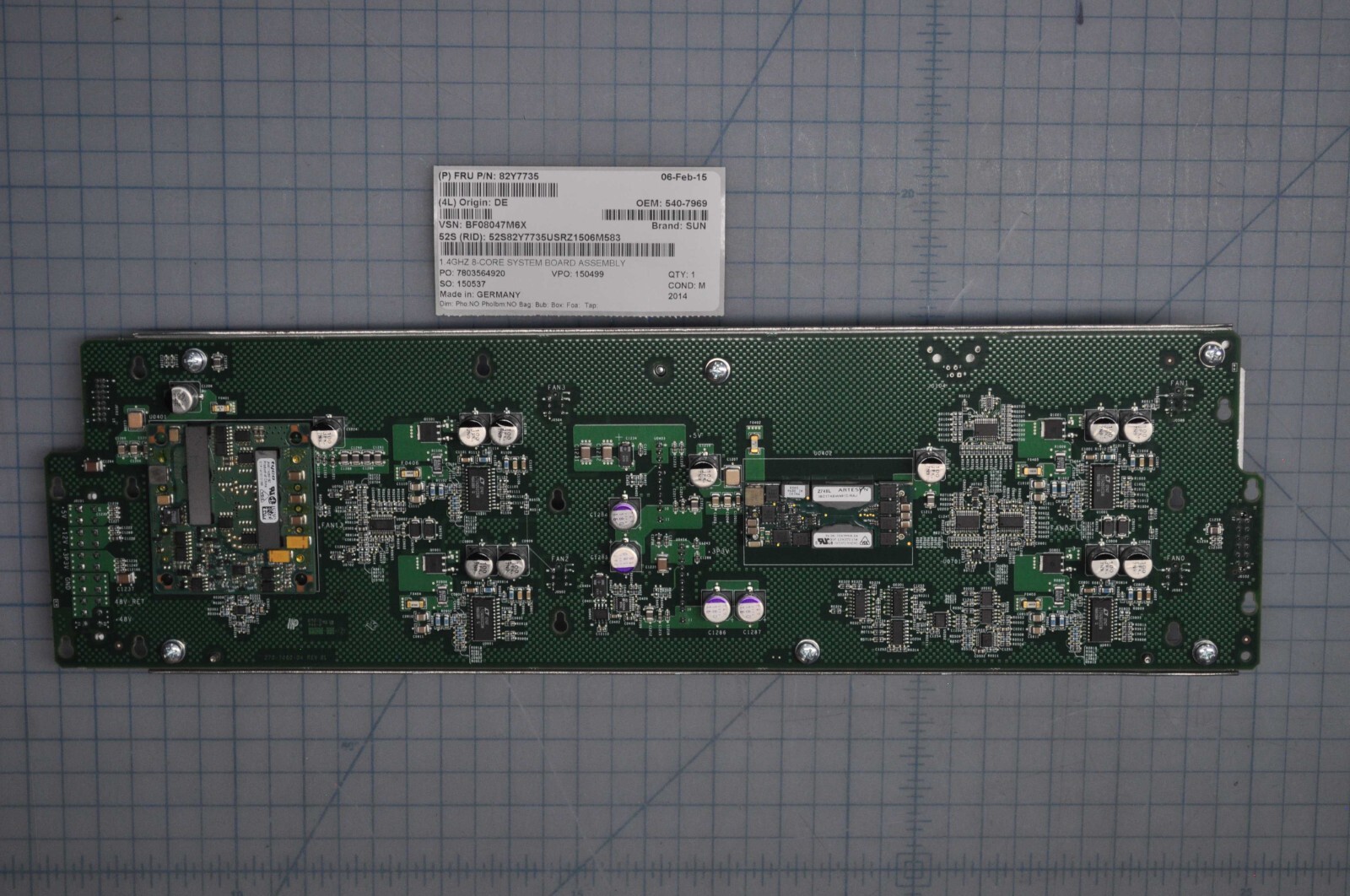 SUN 1.4GHz 8-Core ASM System Board Grade A 540-7969
