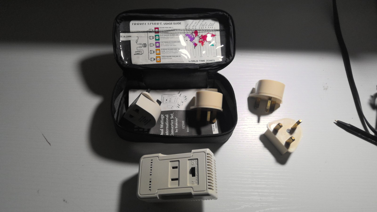 The Sharper Image Travel Smart Dual Wattage International Converter Set