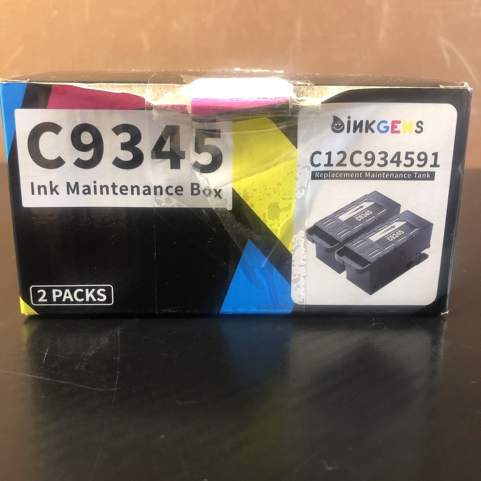 2 pack C9345 Ink Maintenance Box 2 Set Tank ET-8550 ET-16600 ET-5850 ET-5800