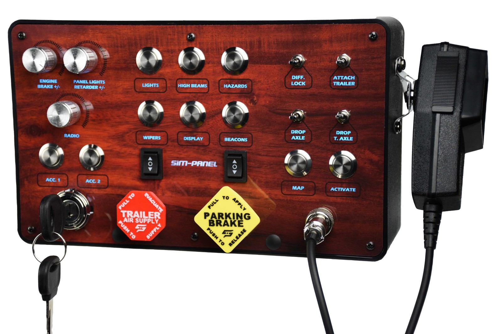 Sim-Panel Classic 2 Button Box for ATS/ETS2
