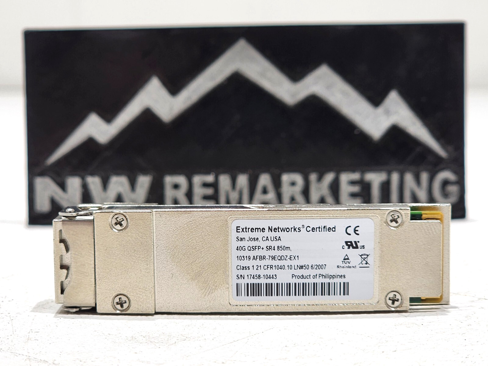 Extreme Networks 10319 QSFP+ 40 Gb Module 1x 40GBase-SR SR4 100M X670