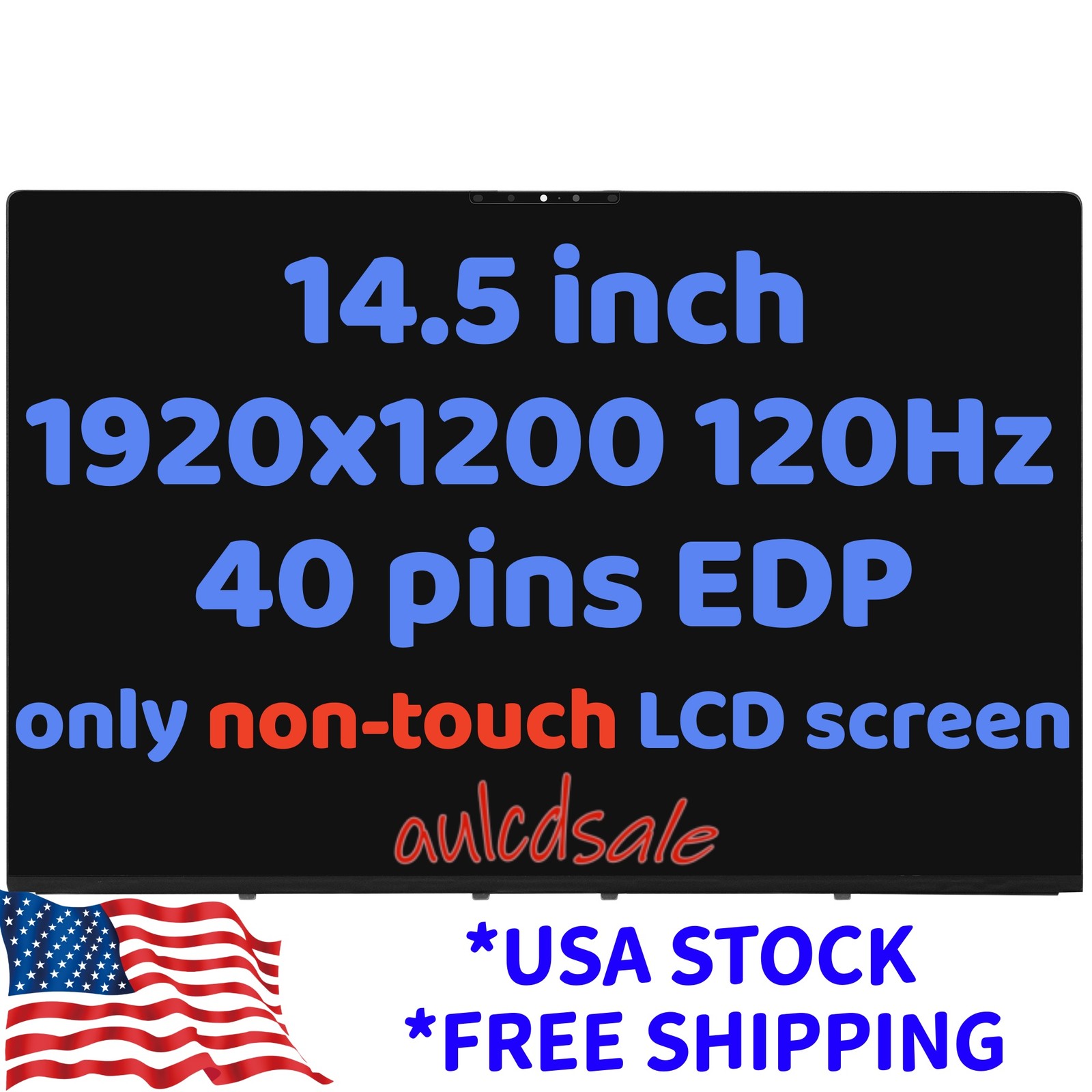 08VCXJ For Dell XPS 14 9440 FHD Screen Replacement LCD Display LP145WU1-SPB1 New