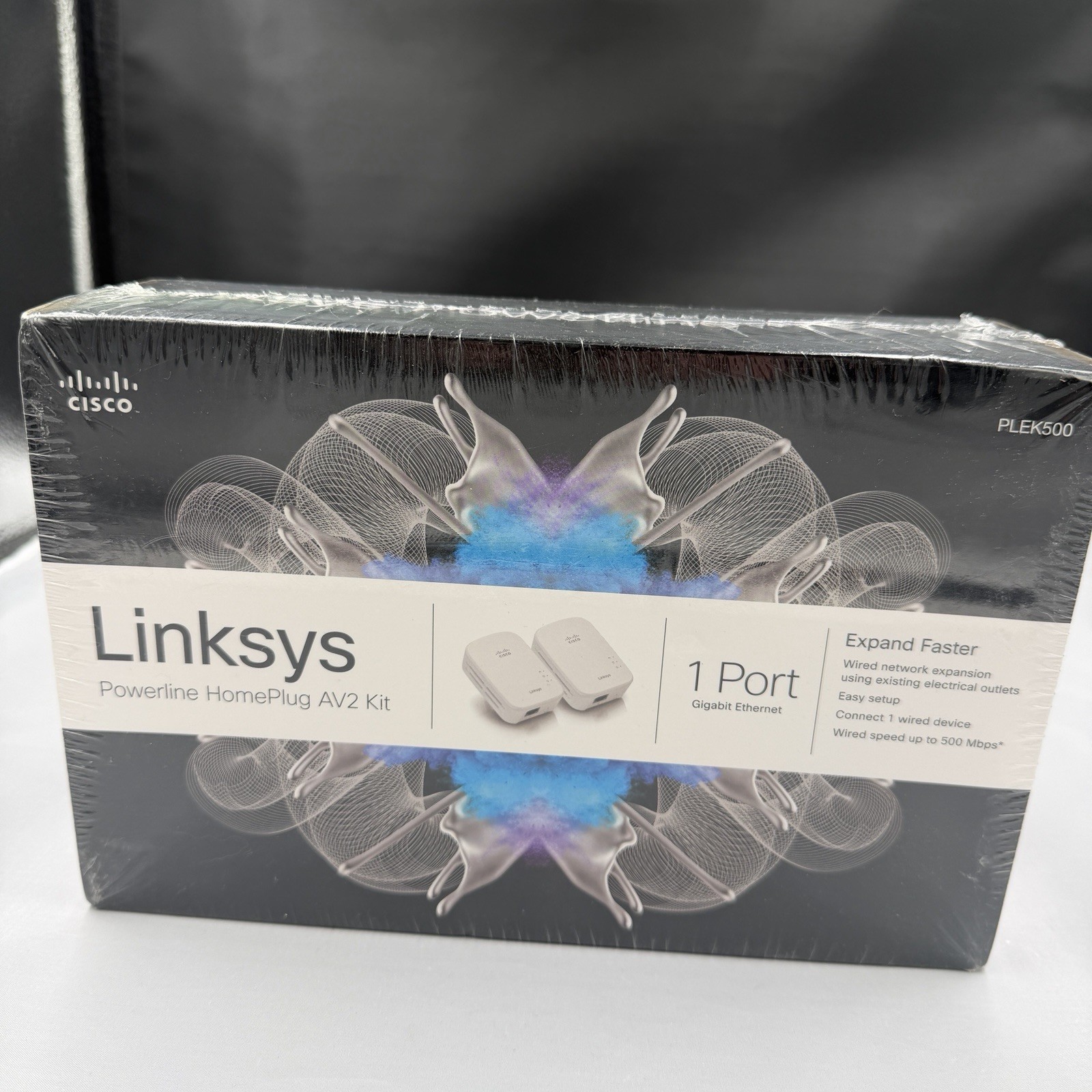 LINKSYS PLEK500 Powerline 500 Wired Network Expansion Kit  G1N