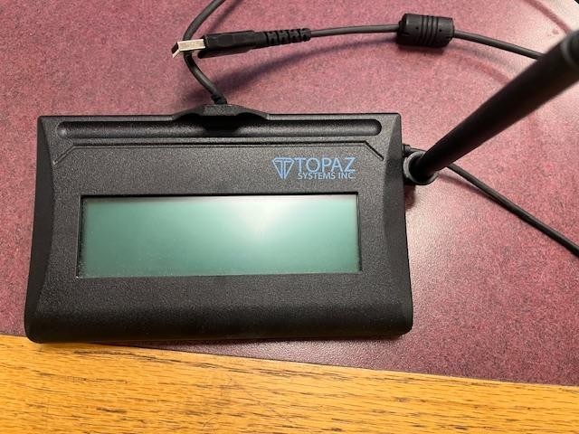 Topaz SignatureGem T-LBK462-HSX-R Signature Capture Pad USB
