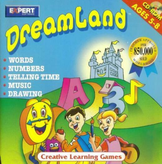 DreamLand PC CD kid educational learning adventure home school game collection