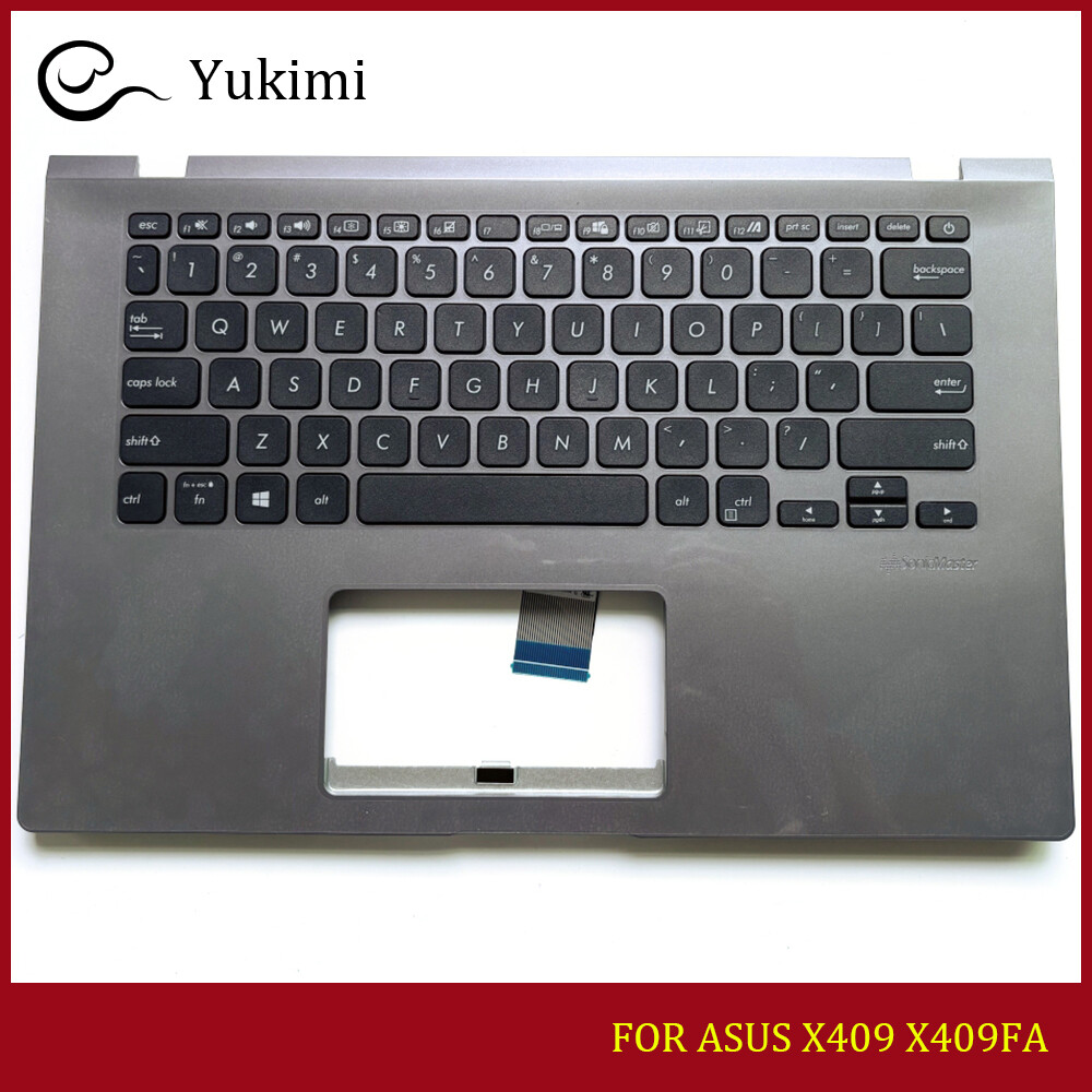 FOR ASUS X409 X409FA Grey Laptop C Shell Cover Upper Palmrest Keyboard