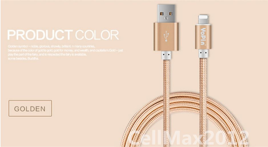 Heavy Duty Braided Sync Charger USB Cable Cord for iPhone iPad pro mini air