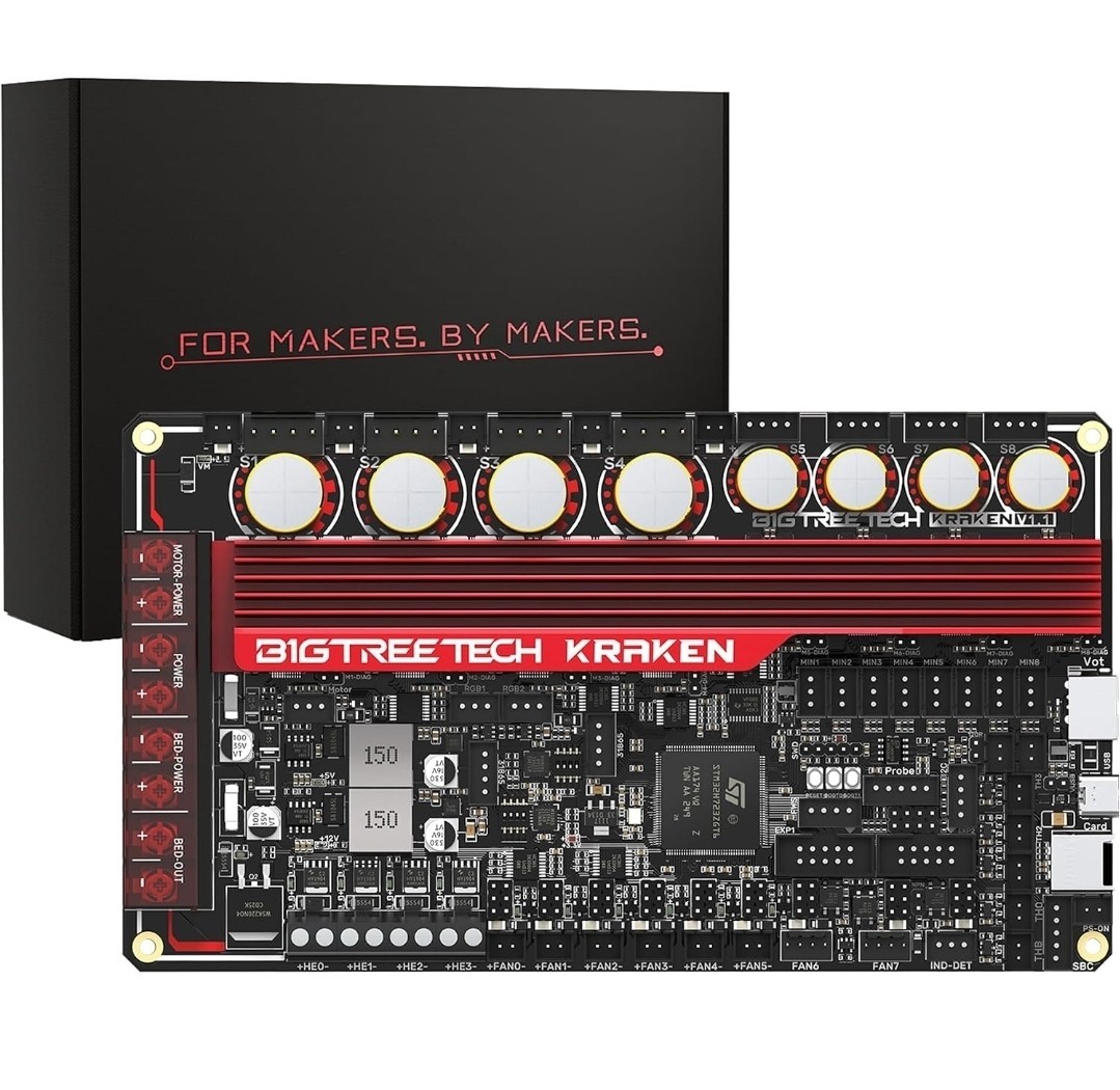 BIGTREETECH Kraken V1.0 Control Board Onboard 8×TMC2160 Drivers Up to 60V Perfec