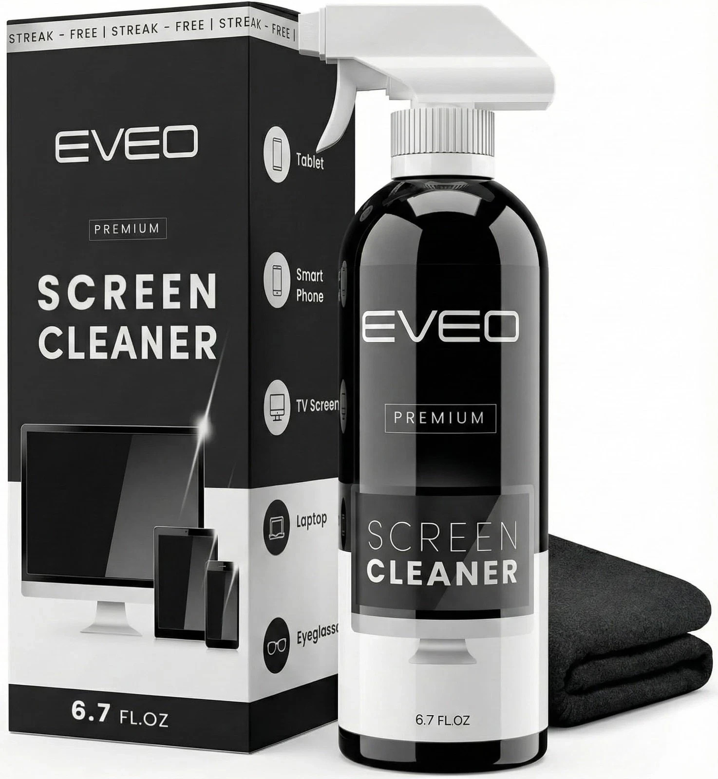 Screen Cleaner Spray Kit (Streak-Free) TV Screen Cleaner for Smart TV, Lcd,...