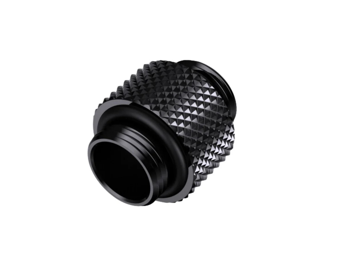 Alphacool HF G1/4" Male to Male Extender Fitting, Deep Black NEW