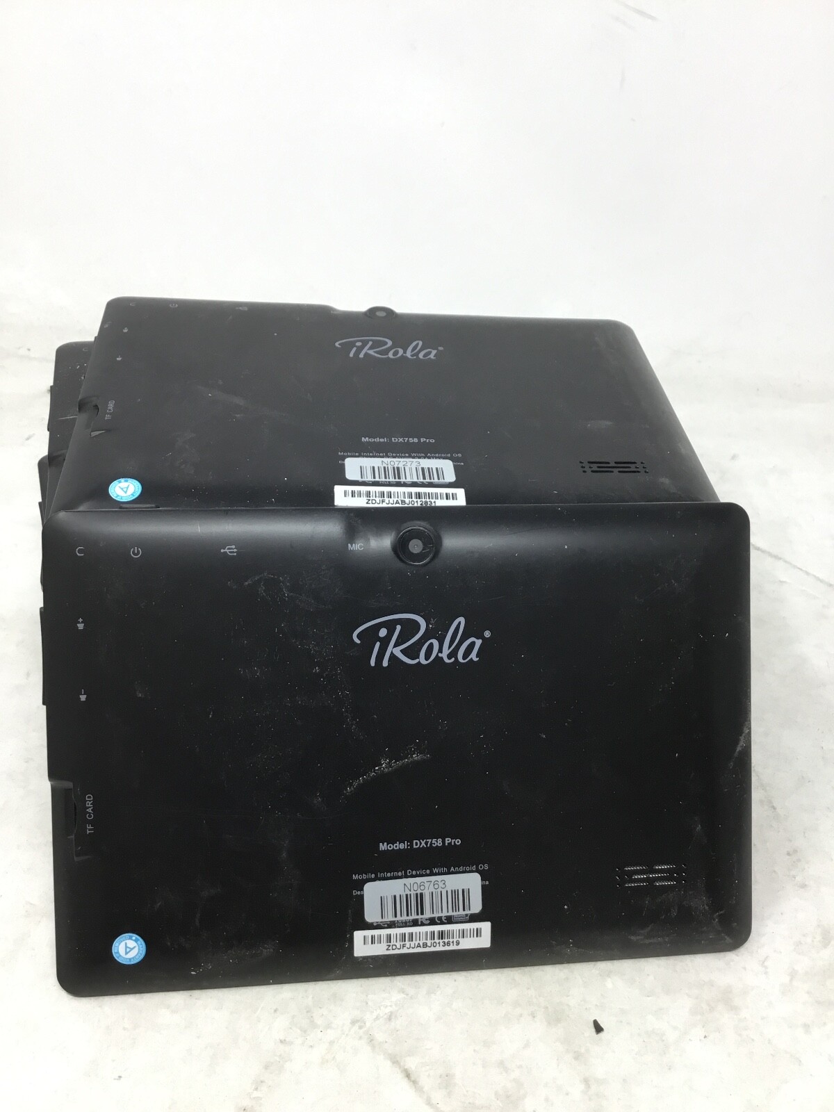 iRola DX758 Pro -LOT OF 10-FOR PARTS-READ DESCRIPTION -rz