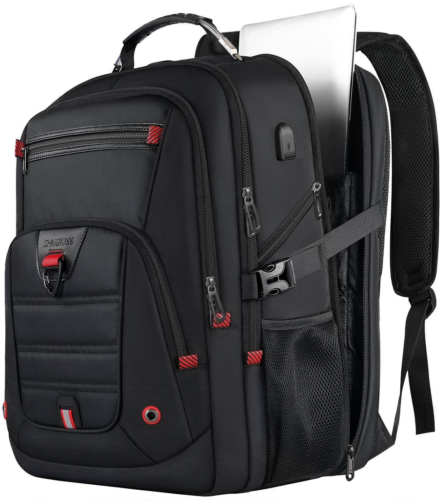 Z-MGKISS Extra Large Travel Backpack, 52L TSA Backpack 17.3 Inch, Anti-Theft ...