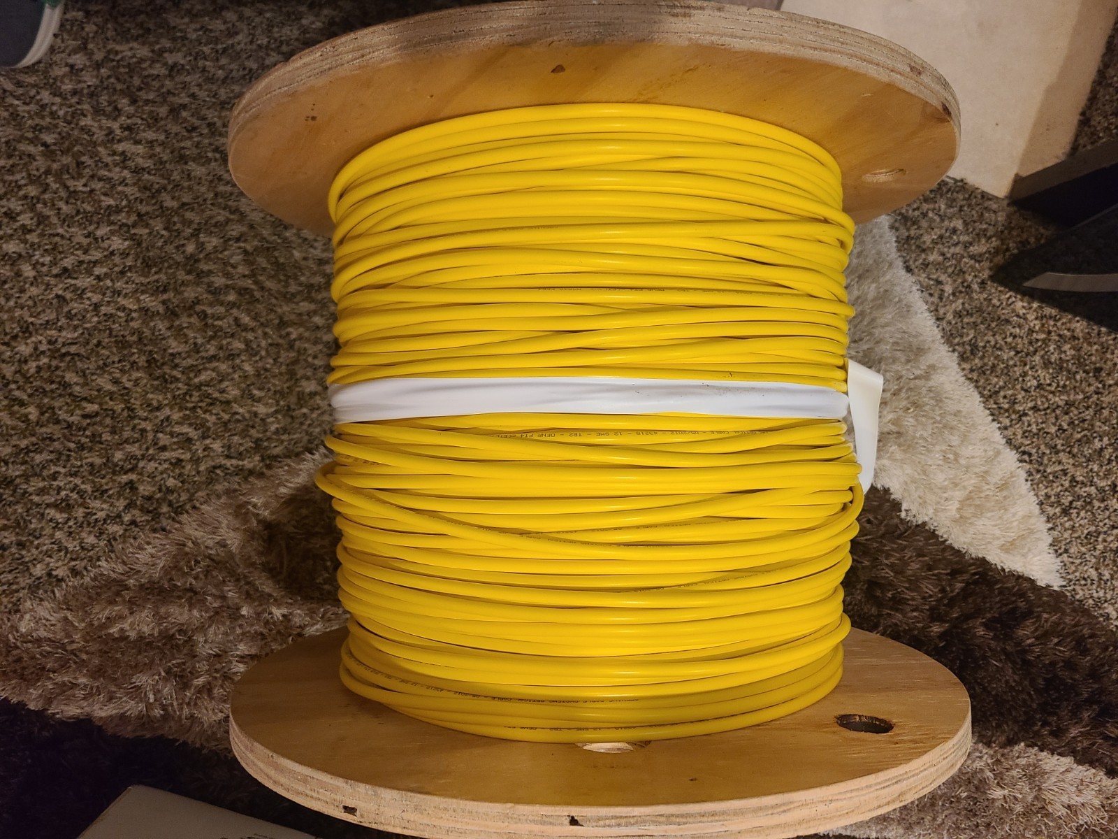 800 Ft - 12 Strand Indoor Riser Singlemode Corning Glass Fiber Optic Cable
