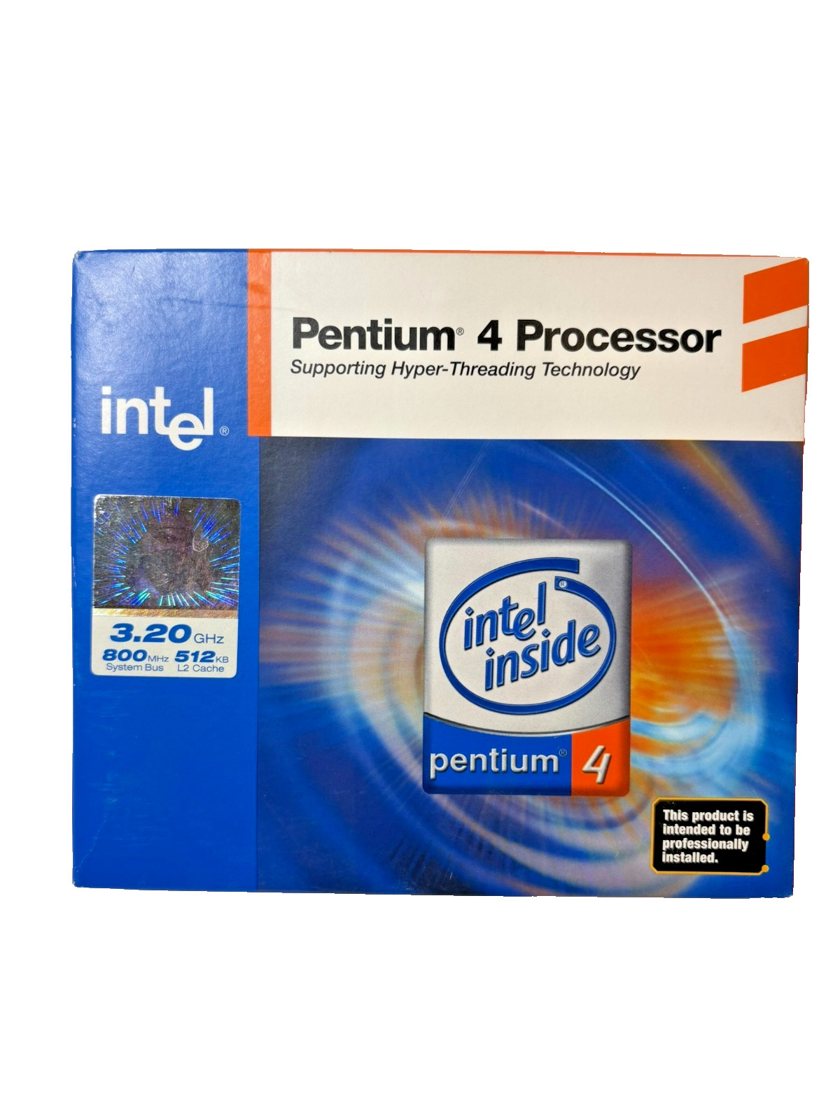 Intel Pentium 4 Processor 3.20GHz 800MHz FSB 512KB L-2-Cache PGA-478 NEW