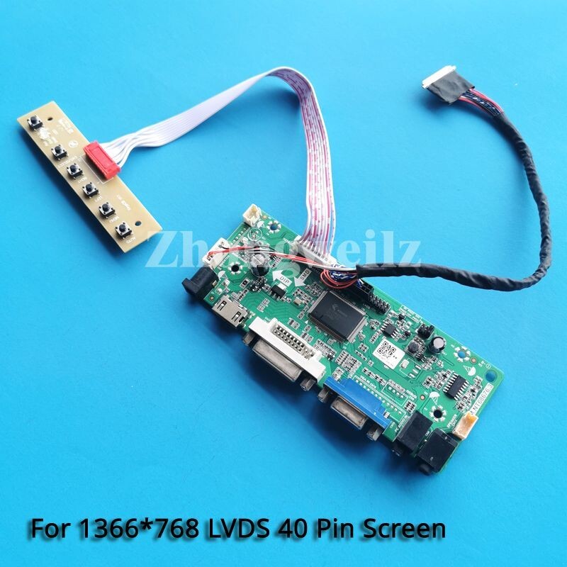 For LP156WH2-TLD1/TLE1 LVDS 40-Pin HDMI+DVI+VGA 1366x768 Panel Driver Board Kit