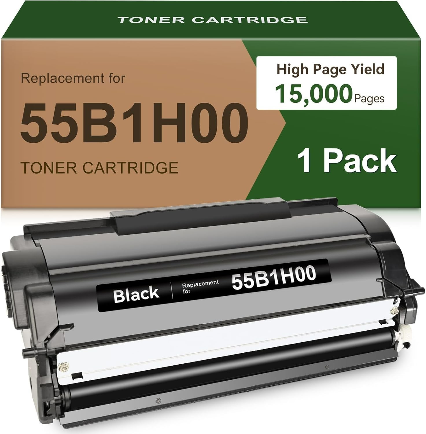 55B1H00 Toner Cartridge for Lexmark MS431dn MS331dn MS431dw MX331adn MX431adn
