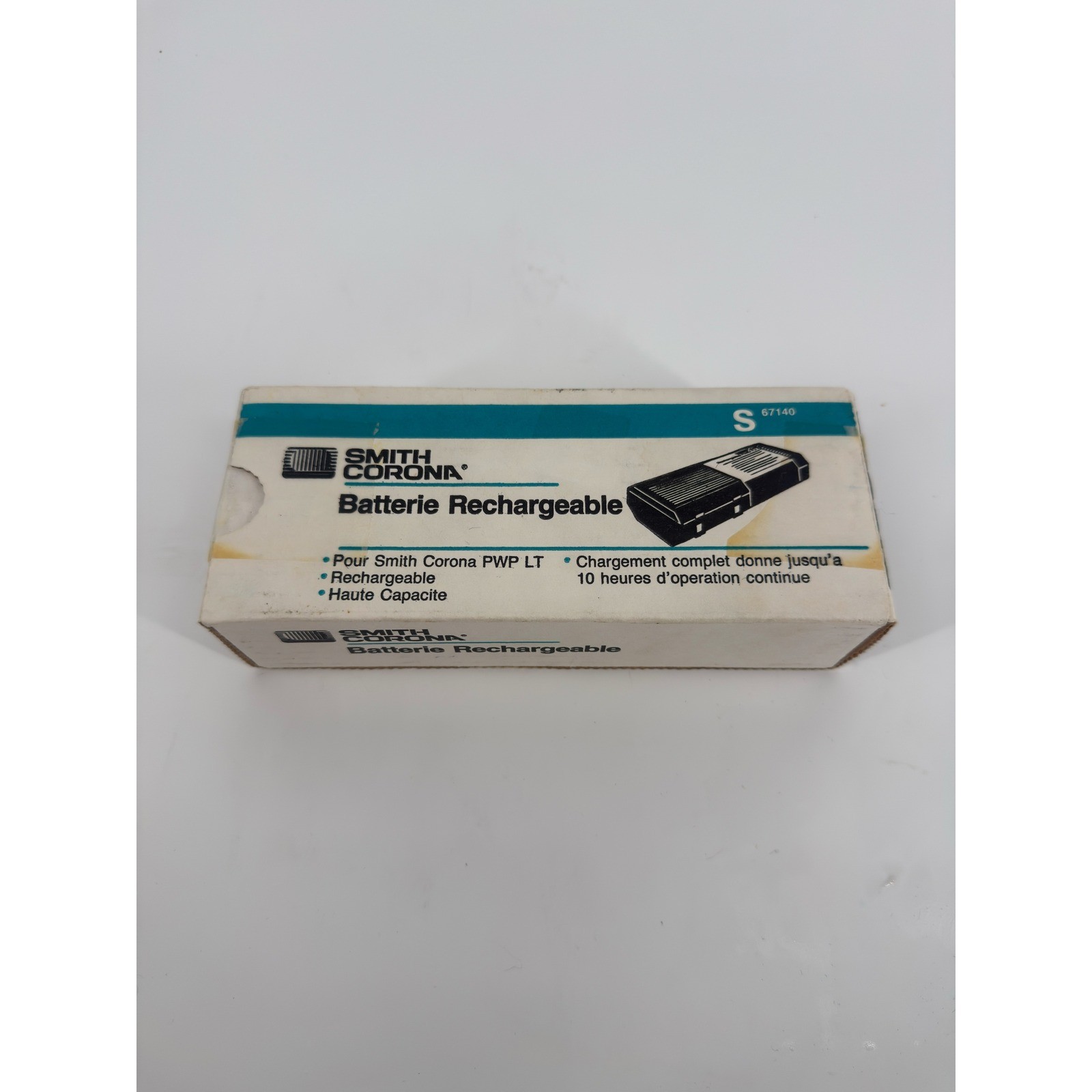 Smith Corona Rechargeable Power Pack 67140 for PWP LT Word Processor 7.2V 4Ah