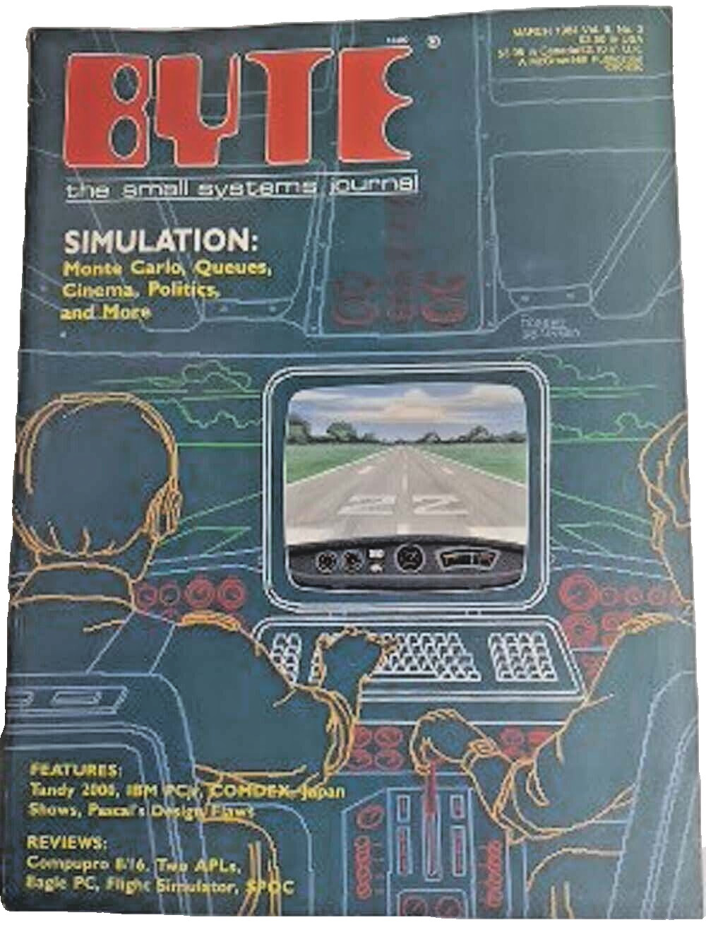 BYTE MAGAZINE MARCH 1984 VOL. 9 NO. 3 RARE GOOD CONDITION