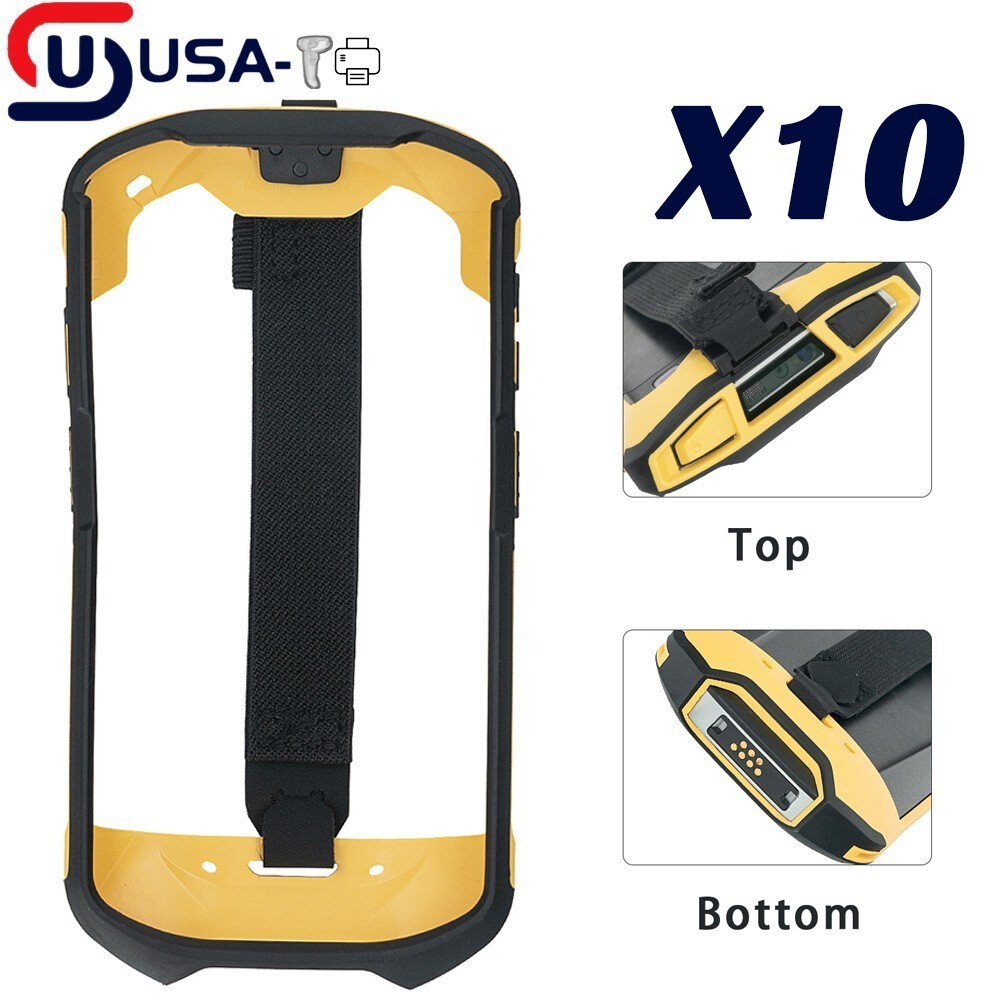 10PCS Protective Cover Bumper Rugged Boot for Zebra TC51 TC52 TC57 Yellow&Black