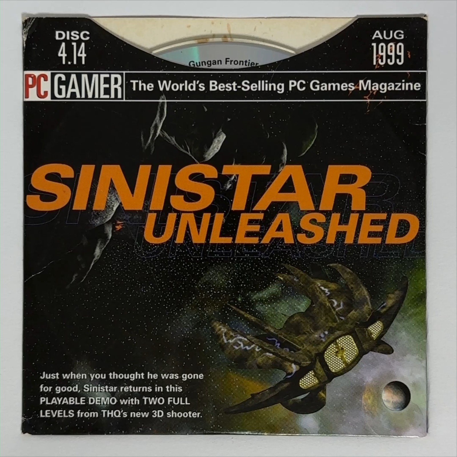PC Gamer Demo Disc 4.14 August 1999 CD-ROM Vintage PC Gaming Software