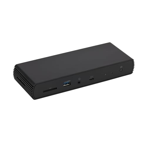 AMAZON BASICS THUNDERBOLT4/USB4 PRO DOCKING STATION, 2XTBT4, 1XHDMI2.1 - BLACK