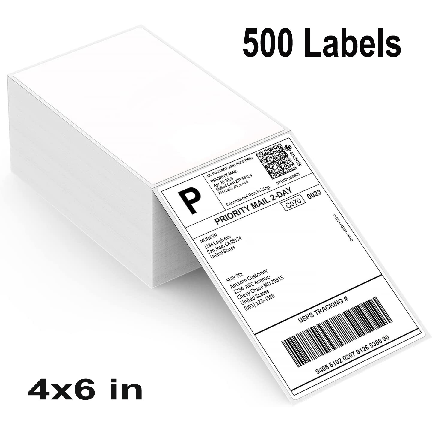 4x6 Phomemo Bluetooth Thermal Label Printer Shipping Label Makers for USPS FedEx