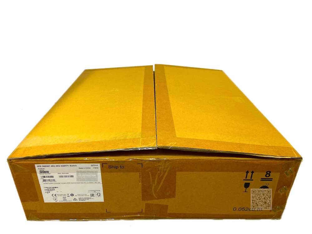 JG510A I DUAL POWER + FANS Open Box HPE 5900AF-48G-4XG-2QSFP+ Switch 0235A0XC