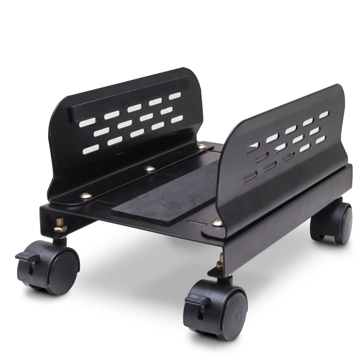Steel PC Stand for ATX Case with Adj. Width with Caster wheels - SY-ACC65057