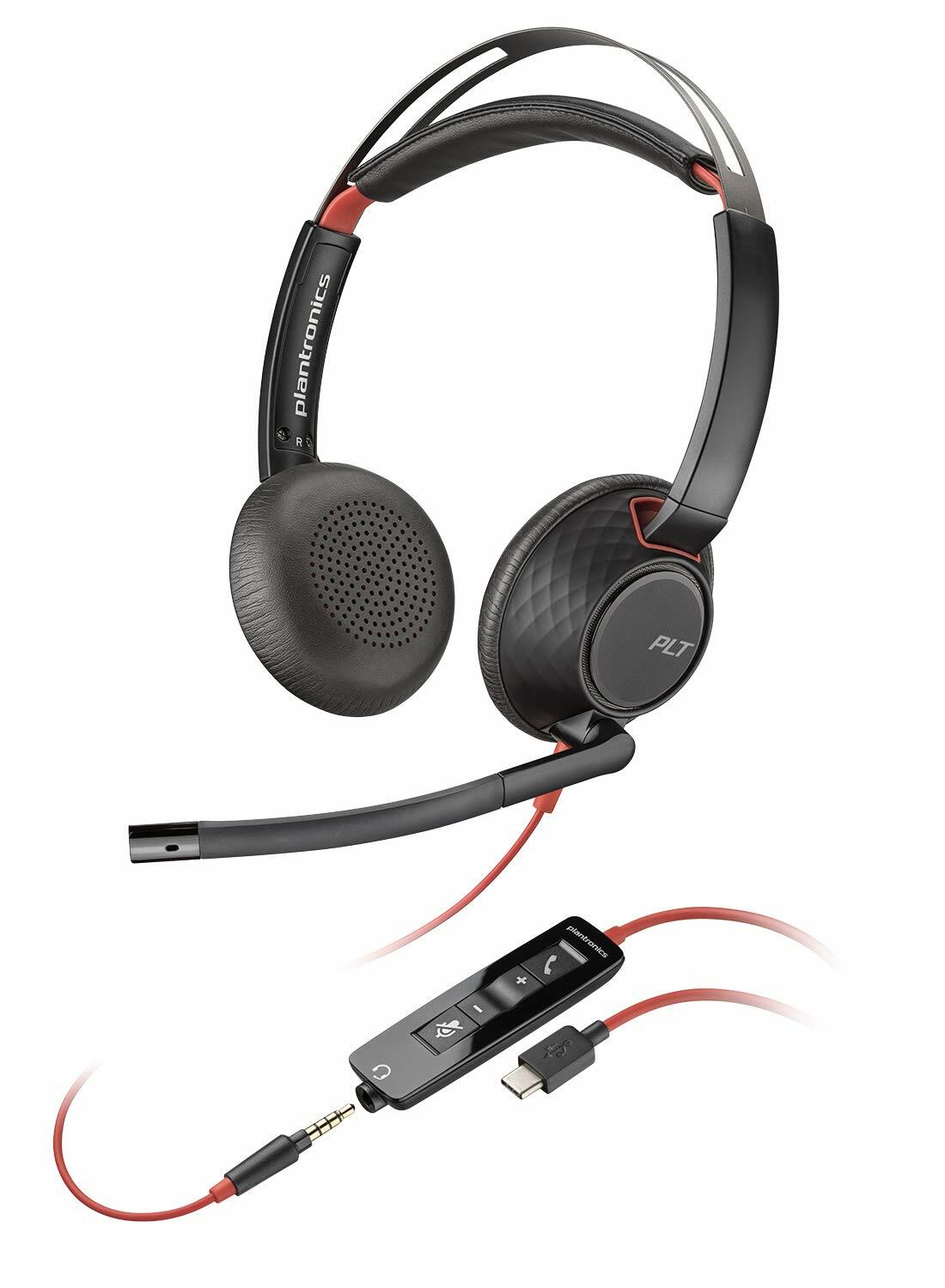 Plantronics C5200 Headset Blackwire 5200 Series