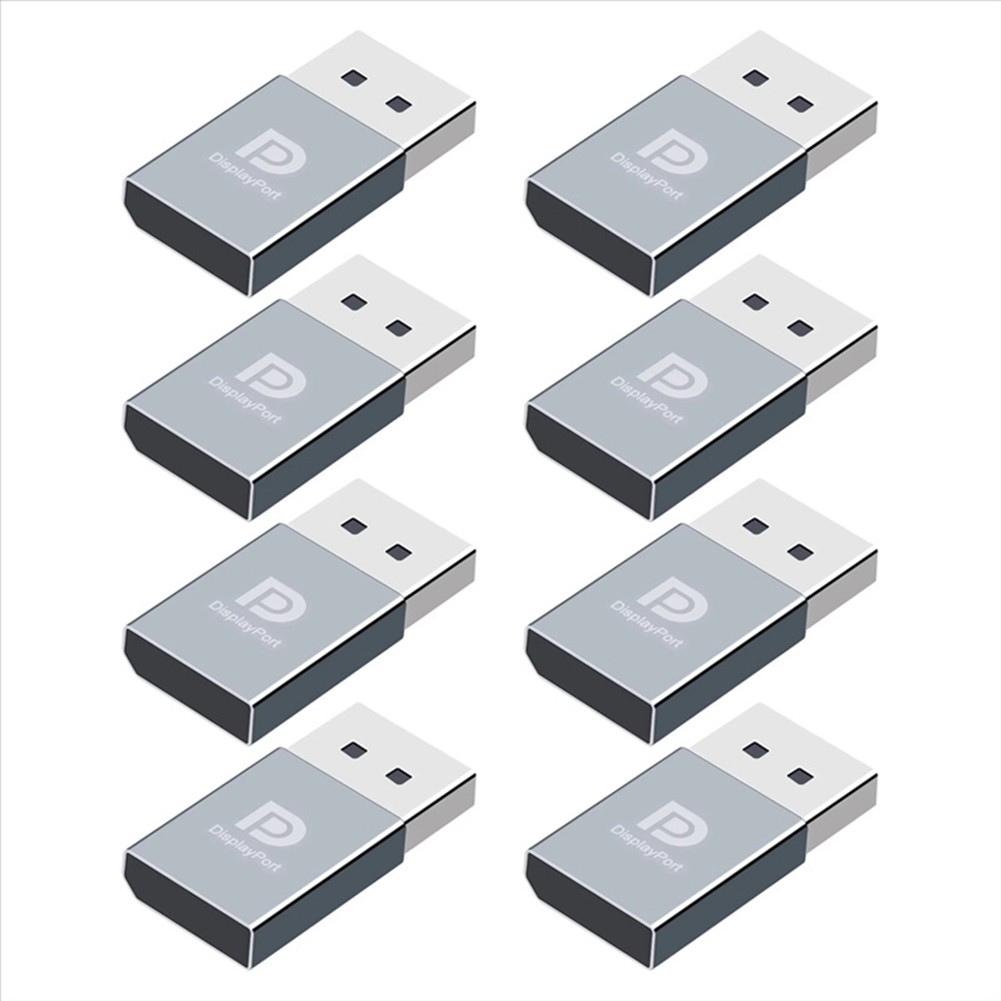 8Pcs 4K DP Displayport Dummy Plug DP Virtual Display Adapter EDID Headless8553